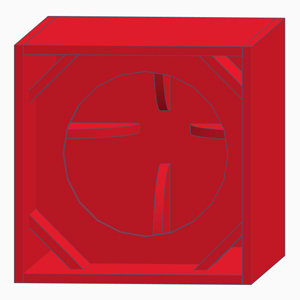 Caixa Canhão Triangular